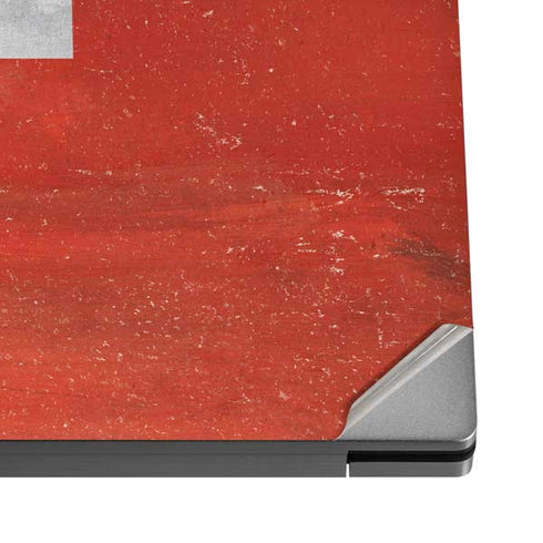 Switzerland Flag Distressed Dell XPS Skin