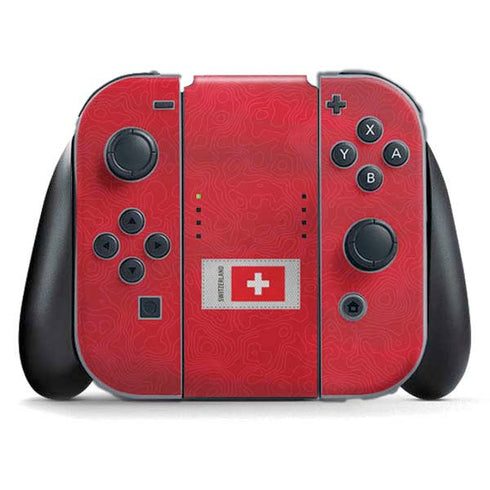 Switzerland Soccer Flag Nintendo Switch (2017-2021) Joy-Con Controller Skin
