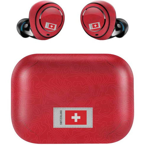 Switzerland Soccer Flag Amazon Echo Buds Skin