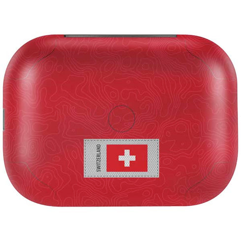 Switzerland Soccer Flag Amazon Echo Buds Skin