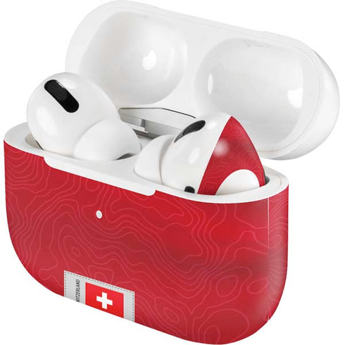 Switzerland Soccer Flag AirPods Skins
