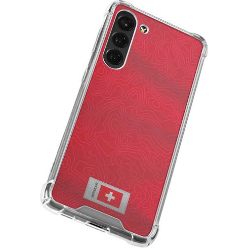 Switzerland Soccer Flag Galaxy S24 FE Clear Case