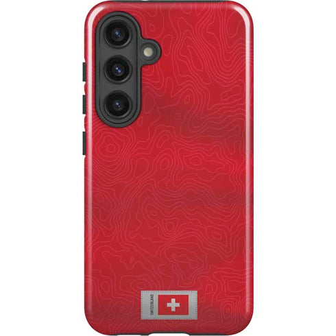 Switzerland Soccer Flag Galaxy S25 Plus Impact Case