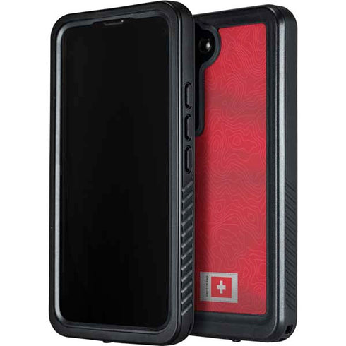 Switzerland Soccer Flag Galaxy S24 Plus Waterproof Case