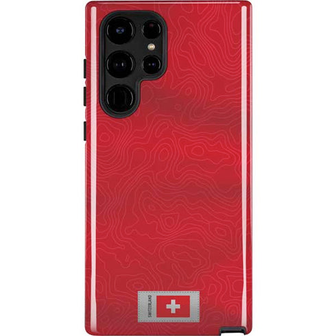 Switzerland Soccer Flag Galaxy S25 Ultra Impact Case