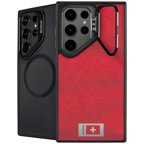 Switzerland Soccer Flag Galaxy S25 Ultra Kickstand Case