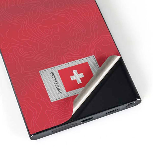Switzerland Soccer Flag Galaxy S25 Ultra Skin
