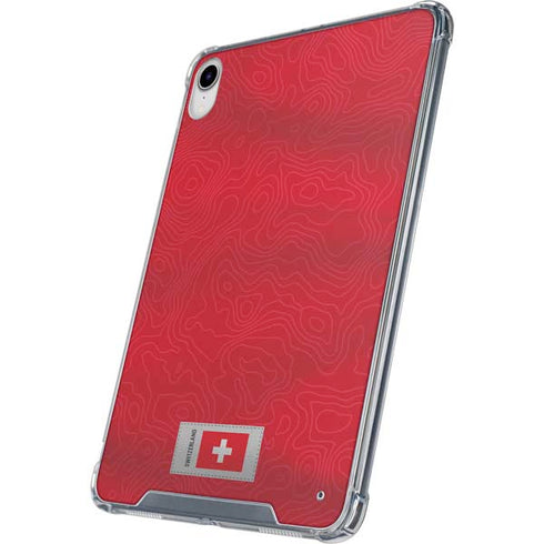 Switzerland Soccer Flag iPad 11th Gen (2025) Clear Case