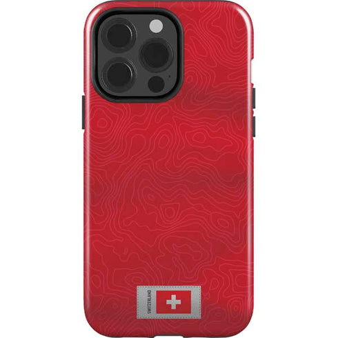 Switzerland Soccer Flag iPhone 15 Pro Impact Case