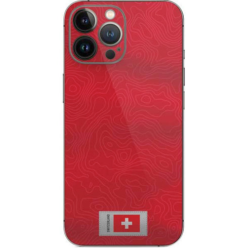 Switzerland Soccer Flag iPhone 15 Pro Max Skin