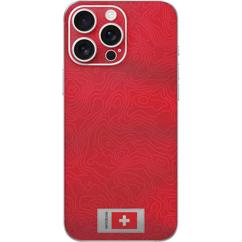 Switzerland Soccer Flag iPhone 16 Pro Max Skin