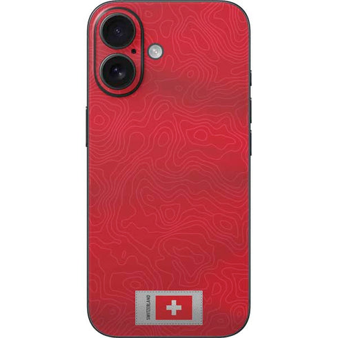 Switzerland Soccer Flag iPhone 16 Skin