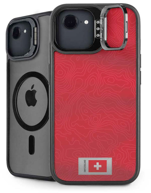 Switzerland Soccer Flag iPhone 16e Kickstand Case