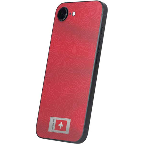 Switzerland Soccer Flag iPhone 16e Skin
