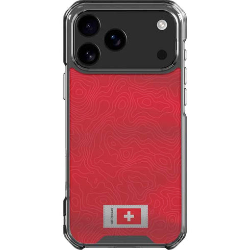 Switzerland Soccer Flag iPhone 18 Pro Max Clear Case