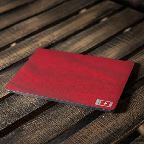 Switzerland Soccer Flag Apple MacBook Air Skin