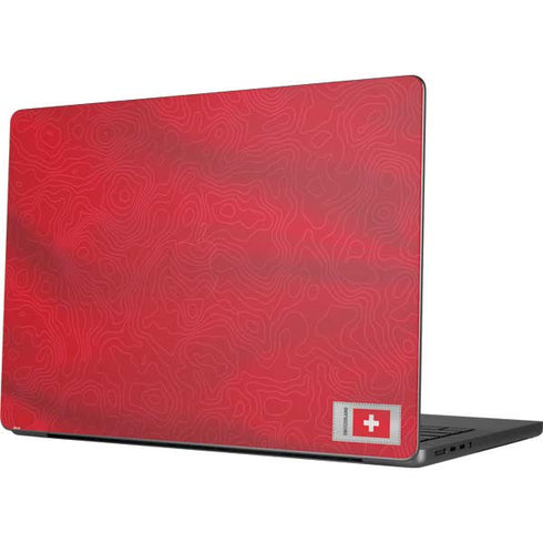 Switzerland Soccer Flag Apple MacBook Pro 14-inch Skin