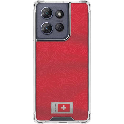Switzerland Soccer Flag Moto G Play 5G (2025) Clear Case