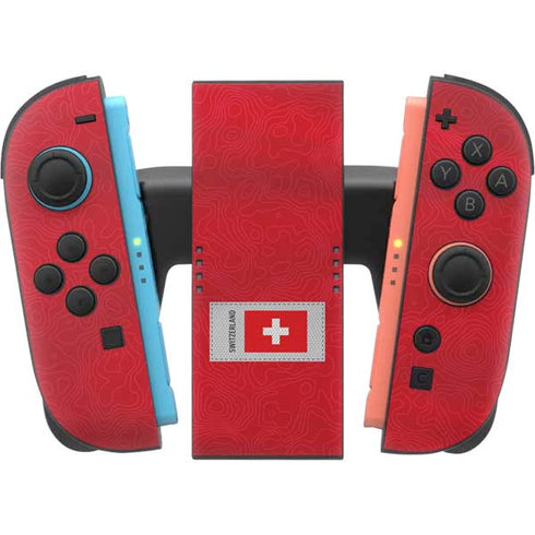 Switzerland Soccer Flag Nintendo Switch 2 (2025) Joy-Con Controller Skin