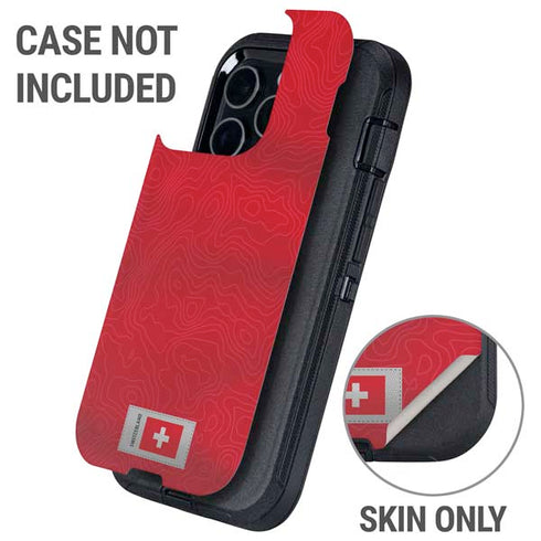 Switzerland Soccer Flag Otterbox Defender iPhone Skin