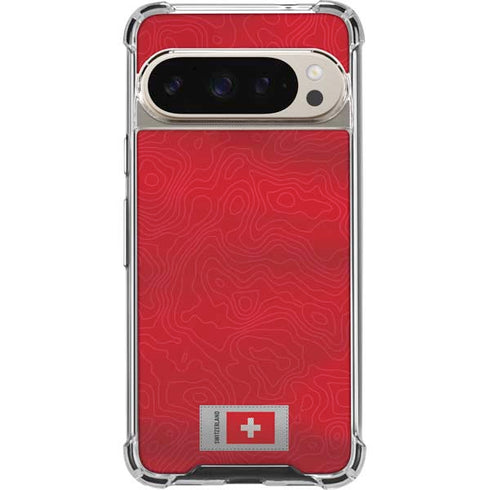 Switzerland Soccer Flag Pixel 9 Pro XL Clear Case