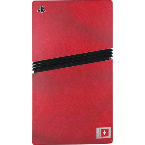Switzerland Soccer Flag PS5 Pro Console Skin