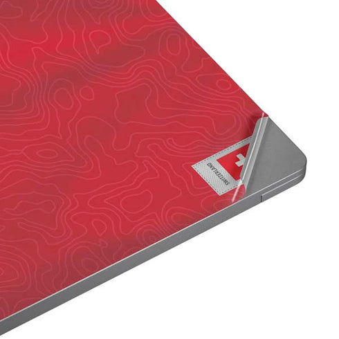 Switzerland Soccer Flag Laptop Skins