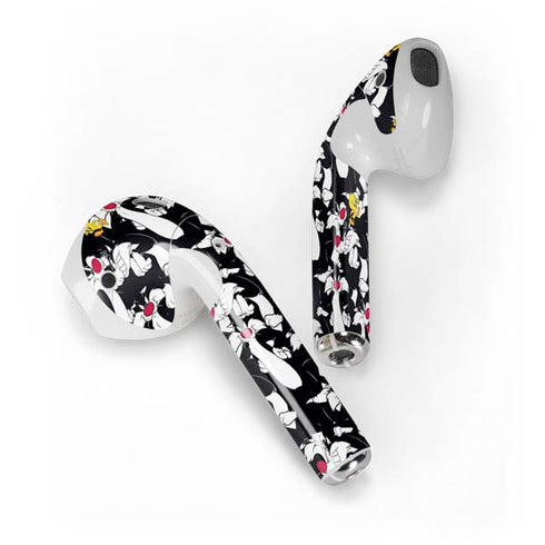 Looney Tunes Sylvester and Tweety Super Sized Apple AirPods Skin