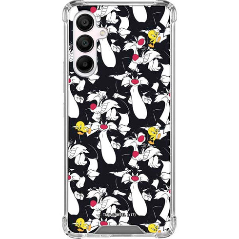Looney Tunes Sylvester and Tweety Super Sized Galaxy A16 5G Clear Case
