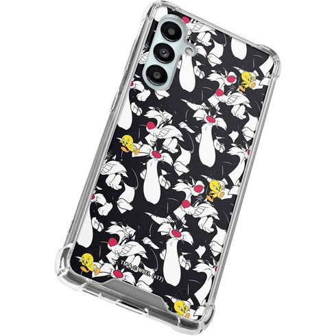 Looney Tunes Sylvester and Tweety Super Sized Galaxy A16 5G Clear Case