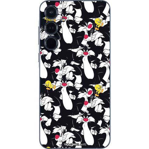 Looney Tunes Sylvester and Tweety Super Sized Galaxy A35 5G Skin