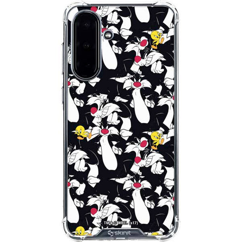 Looney Tunes Sylvester and Tweety Super Sized Galaxy A36 5G Clear Case
