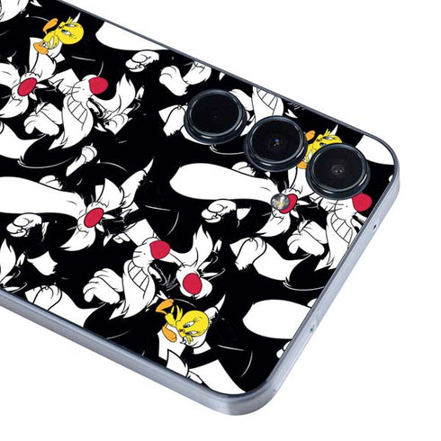 Looney Tunes Sylvester and Tweety Super Sized Galaxy A55 5G Skin