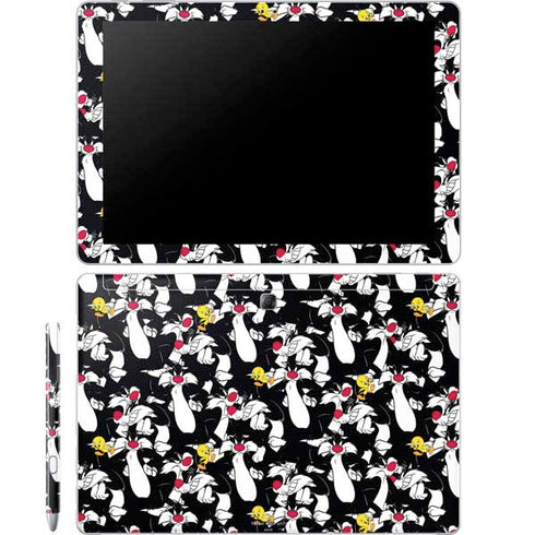 Looney Tunes Sylvester and Tweety Super Sized Galaxy Book 12in Skin