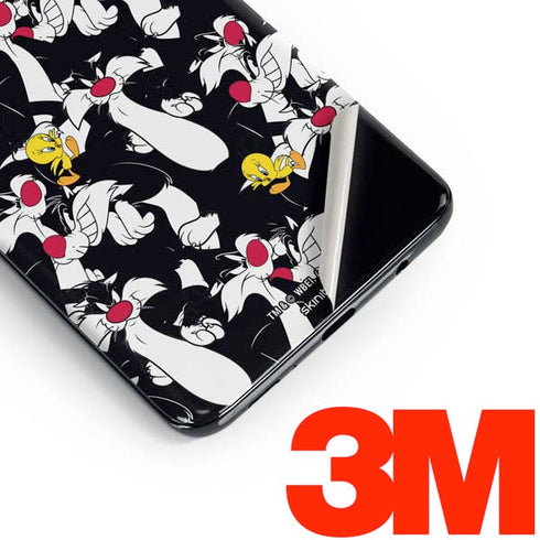 Looney Tunes Sylvester and Tweety Super Sized Galaxy S10 Skin