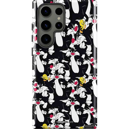 Looney Tunes Sylvester and Tweety Super Sized Galaxy S23 Ultra Pro Case