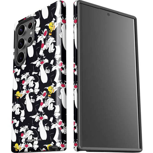 Looney Tunes Sylvester and Tweety Super Sized Galaxy S23 Ultra Pro Case