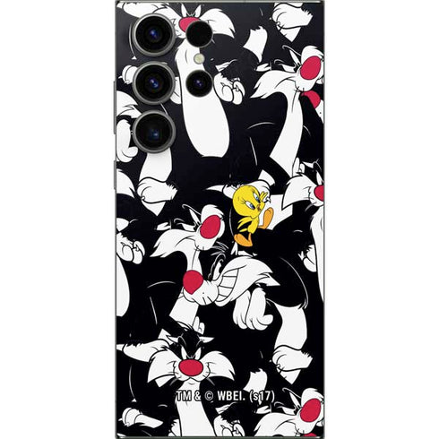 Looney Tunes Sylvester and Tweety Super Sized Galaxy S25 Ultra Skin