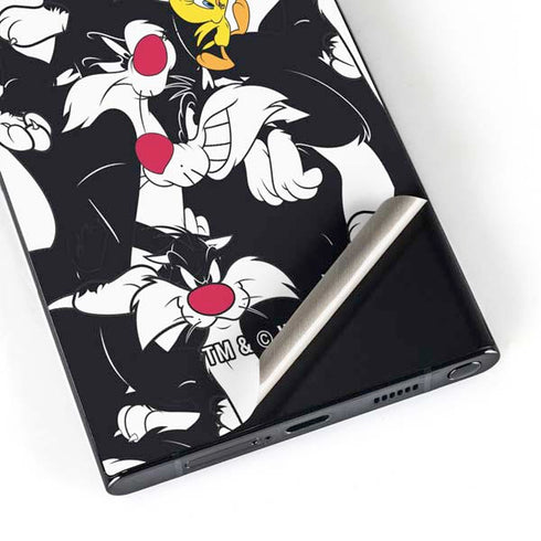 Looney Tunes Sylvester and Tweety Super Sized Galaxy S25 Ultra Skin