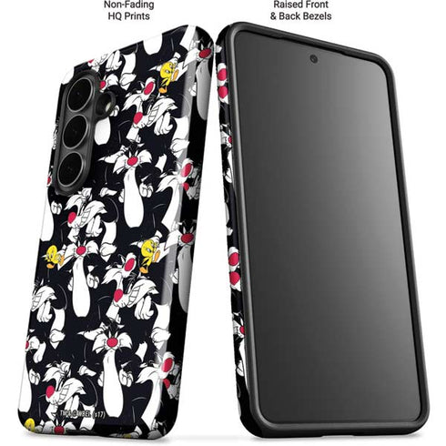 Looney Tunes Sylvester and Tweety Super Sized Galaxy S26 Impact Case