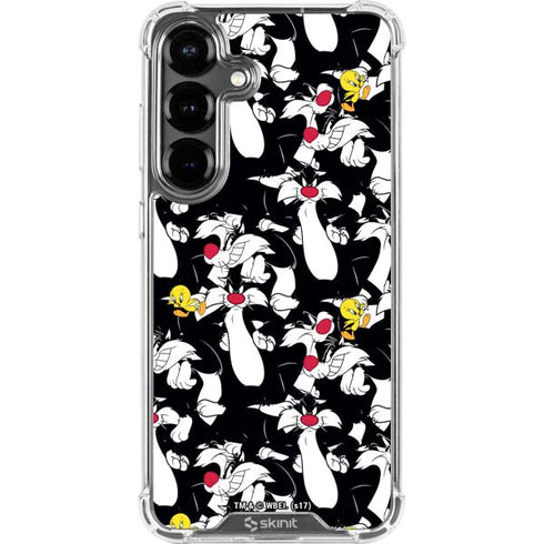 Looney Tunes Sylvester and Tweety Super Sized Galaxy S26 Plus Clear Case