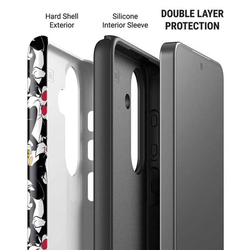 Looney Tunes Sylvester and Tweety Super Sized Galaxy S26 Plus Impact Case