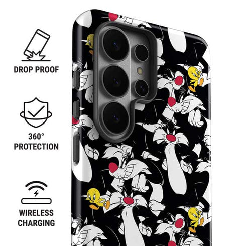 Looney Tunes Sylvester and Tweety Super Sized Galaxy S26 Ultra Impact Case