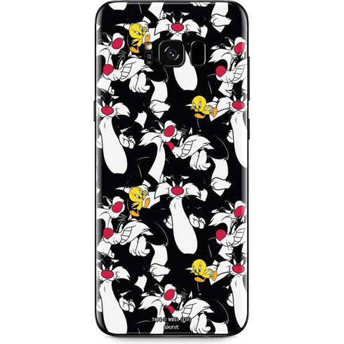 Looney Tunes Sylvester and Tweety Super Sized Galaxy S8 Plus Skin