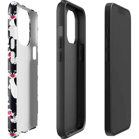 Looney Tunes Sylvester and Tweety Super Sized iPhone 15 Pro Impact Case