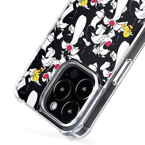 Looney Tunes Sylvester and Tweety Super Sized iPhone 16 Pro MagSafe Case