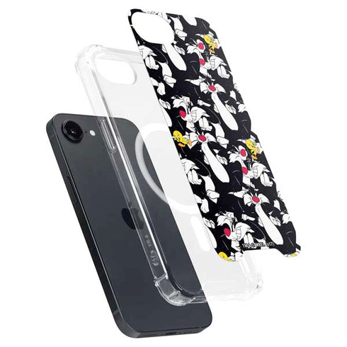 Looney Tunes Sylvester and Tweety Super Sized iPhone 16e MagSafe Case