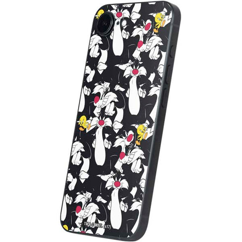 Looney Tunes Sylvester and Tweety Super Sized iPhone 16e Skin