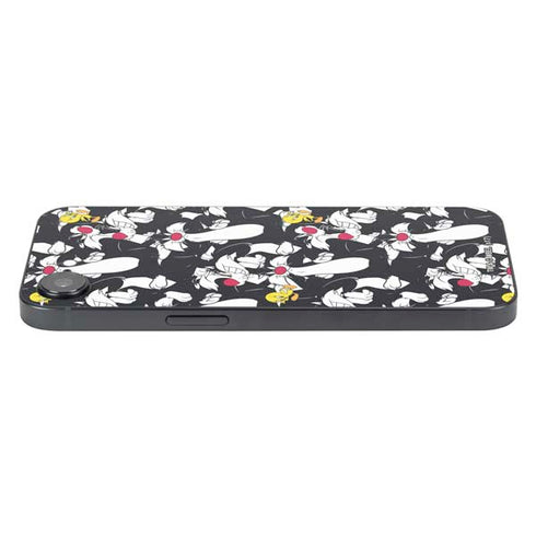 Looney Tunes Sylvester and Tweety Super Sized iPhone 16e Skin
