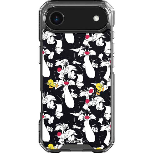 Looney Tunes Sylvester and Tweety Super Sized iPhone 17 Air Clear Case